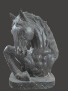 Мраморные скульптуры Статуи животных-0319